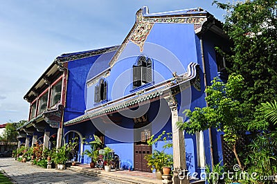 Cheong Fatt Tze - The Blue Mansion Editorial Stock Photo