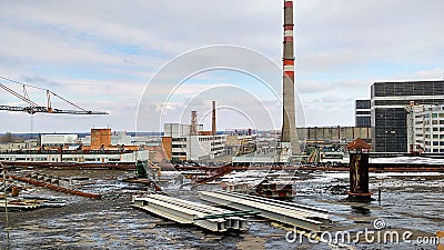 Chernobyl nuclear power plant Stock Photo
