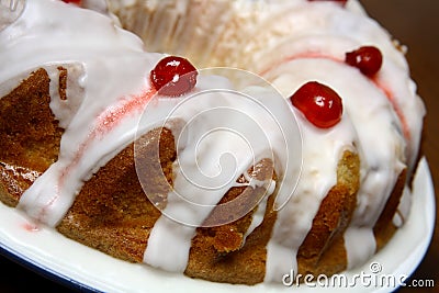 Cherry Cake Stock Photo