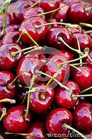 Cherry closeup Stock Photo