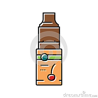 cherry flavor color icon vector illustration Vector Illustration