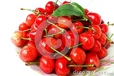 Cherry fruits Stock Photo