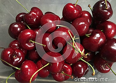 Cherry fruits Stock Photo