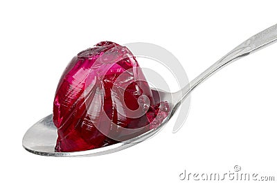 Cherry jelly Stock Photo