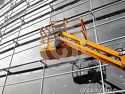 Cherry picker Stock Photo