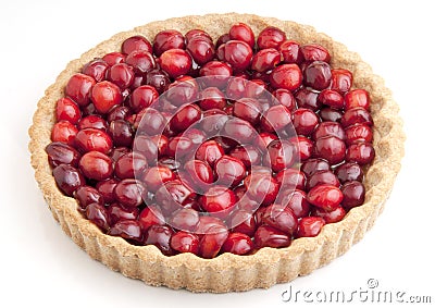 Cherry Tart Stock Photo