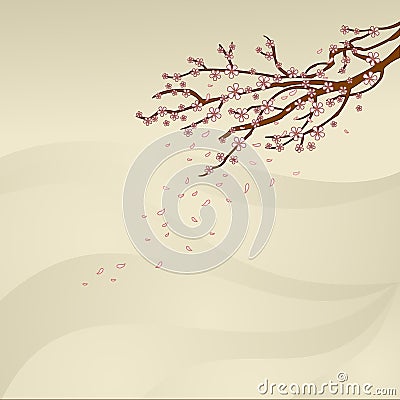 Cherry tree Vector Illustration