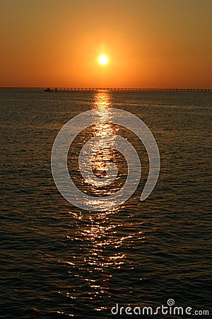 Chesapeake Bay Bridge in Virginia Stock Photo