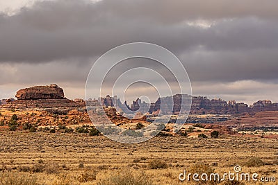 Chesler Park With Storm Clouds Gathering Stock Photo