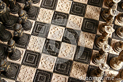 Chess board Stock Photo