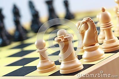 Chess board games Stock Photo