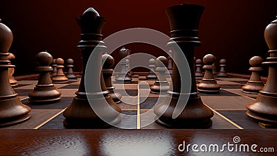 Chess board Stock Photo