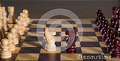 Chess board Stock Photo