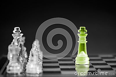 Chess business concept. Stock Photo