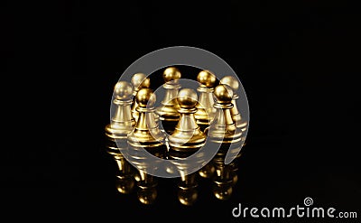 Chess Business Ideas for Competitiveness, Success and Leadership Stock Photo