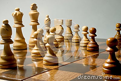 Chess Game Stock Photo