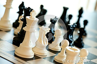 Chess Game Stock Photo