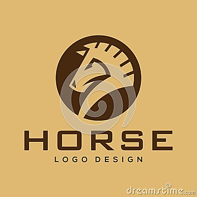 Chess horse logo design inspiration Vector Illustration