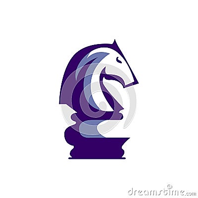 CHESS ICON WITH SIMPLE AND ELEGANT STYLE Vector Illustration