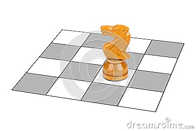 Chess knight Stock Photo