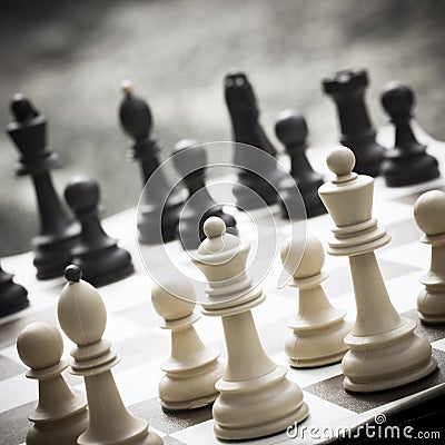 Chess leisure game Stock Photo