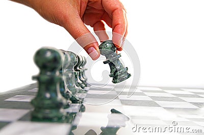 Chess move Stock Photo