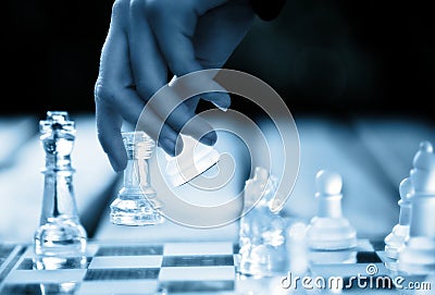 Chess move Stock Photo