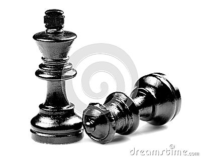 Chess pawns Stock Photo