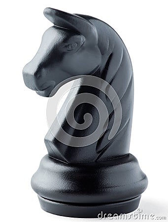 Chess piece knight Stock Photo