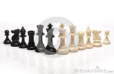 Chess pieces Stock Photo