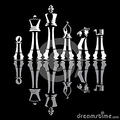 Chess pieces Vector Illustration