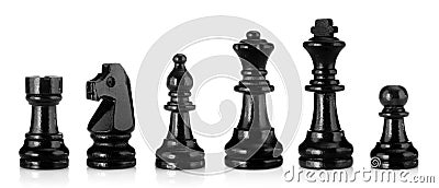 Chess pieces Stock Photo