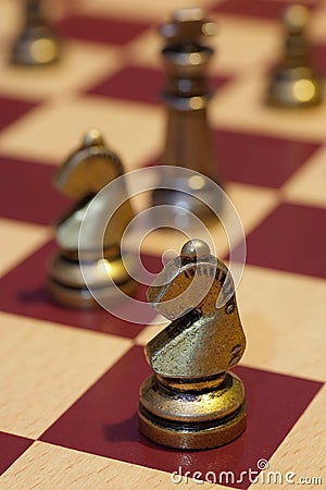 Chess Pieces Stock Photo