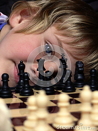 Chess player Stock Photo