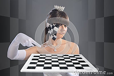 Chess queen Stock Photo