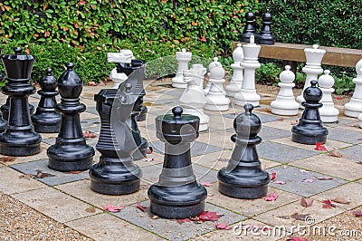 Chess set - Yarra Glen Stock Photo