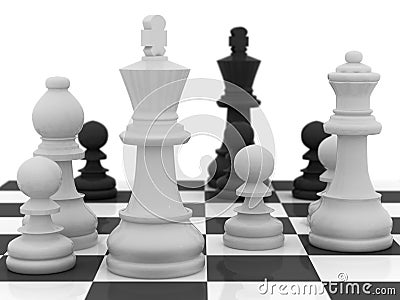 Chess Strategy Stock Photo