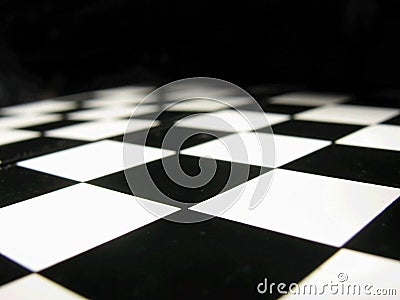 Chess table Stock Photo