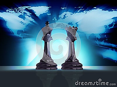 chess world Stock Photo