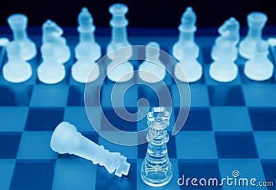 Chess pieces Stock Photo