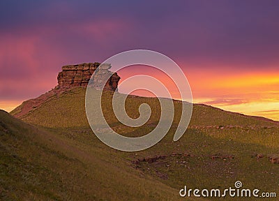 Sunduki mountain range in Khakassia, Russia Stock Photo