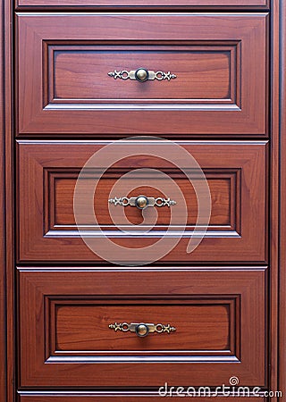 Chest of drawers Stock Photo