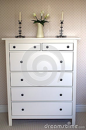 Chest drawers Stock Photo