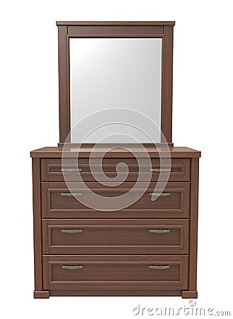 Chest of drawers Stock Photo