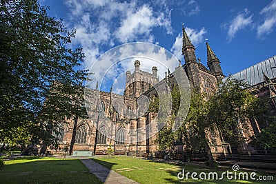 Chester Cathedral Editorial Stock Photo