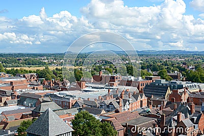 Chester city, Uk Editorial Stock Photo