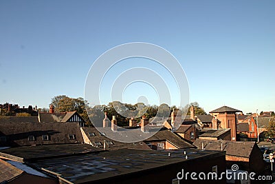 Chester Rooftops Stock Photo