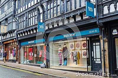 White Stuff store in Chester Editorial Stock Photo