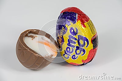 Cadbury`s Creme Egg Editorial Stock Photo