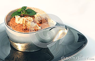Chestnut dessert Stock Photo
